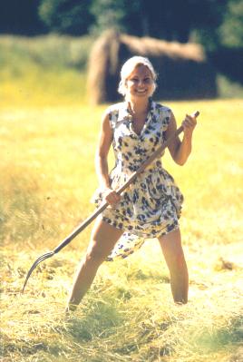 Ellen in the field