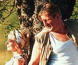 Olof and Ellen by the tree